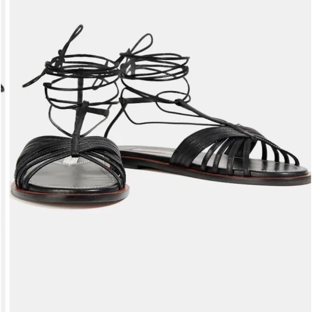 Zimmermann black flats 39. 8.5